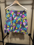 Gray Frenchi Floral Skirt , L