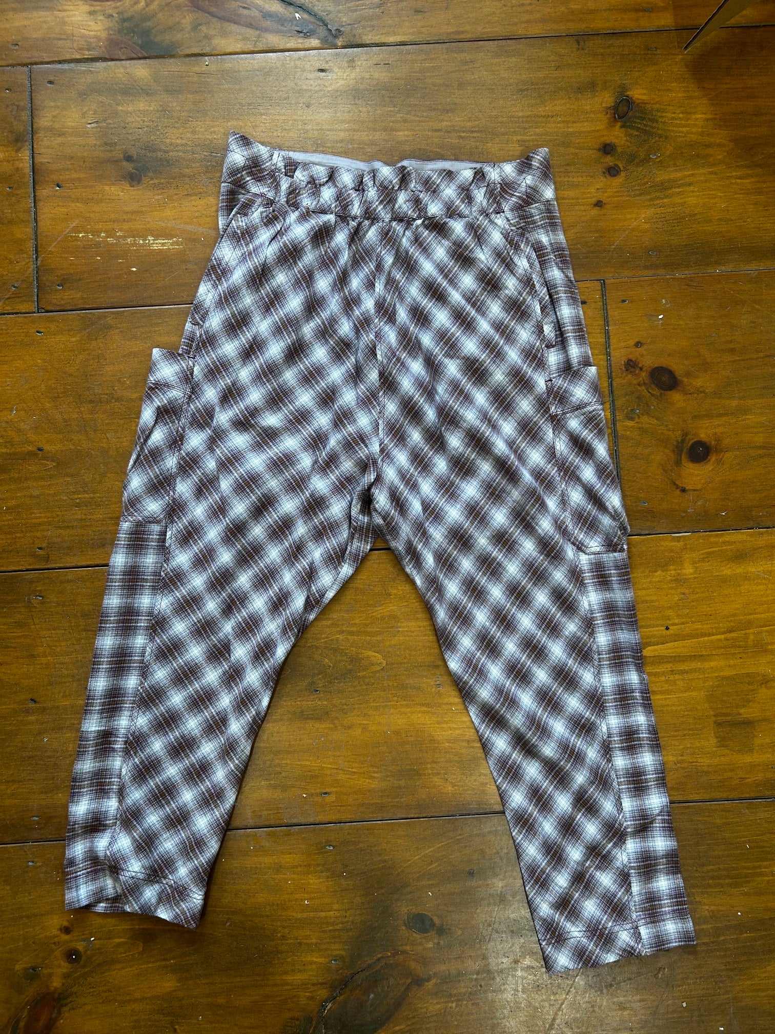 Plaid  Free People NWT Florence Check Pants $128, M