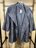 Silver  Eileen Fisher Silk Jacket, S