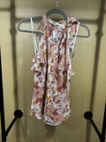 Pink Flowered Veronica Beard Top, 2