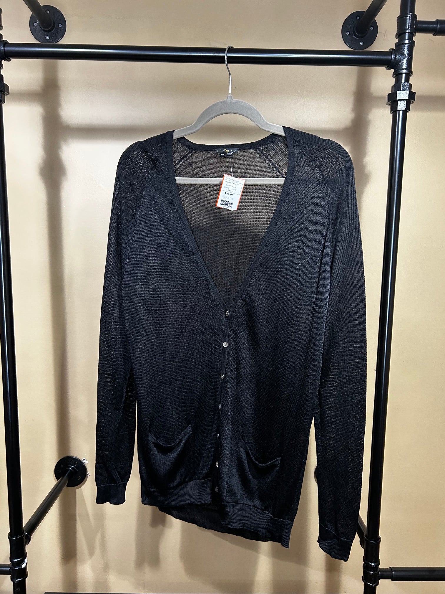 Black Theory Viscose Cartigan, S