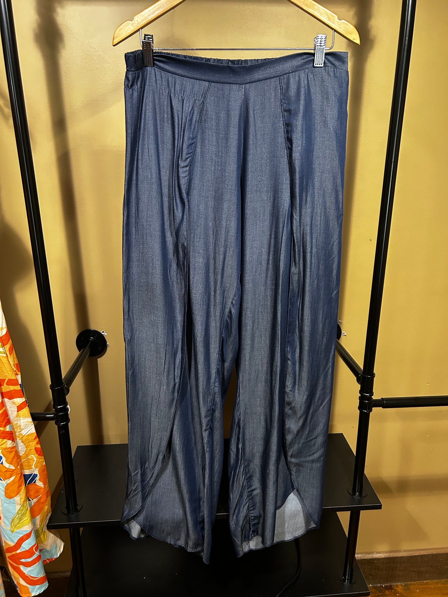 Blue Drew  Pants, L