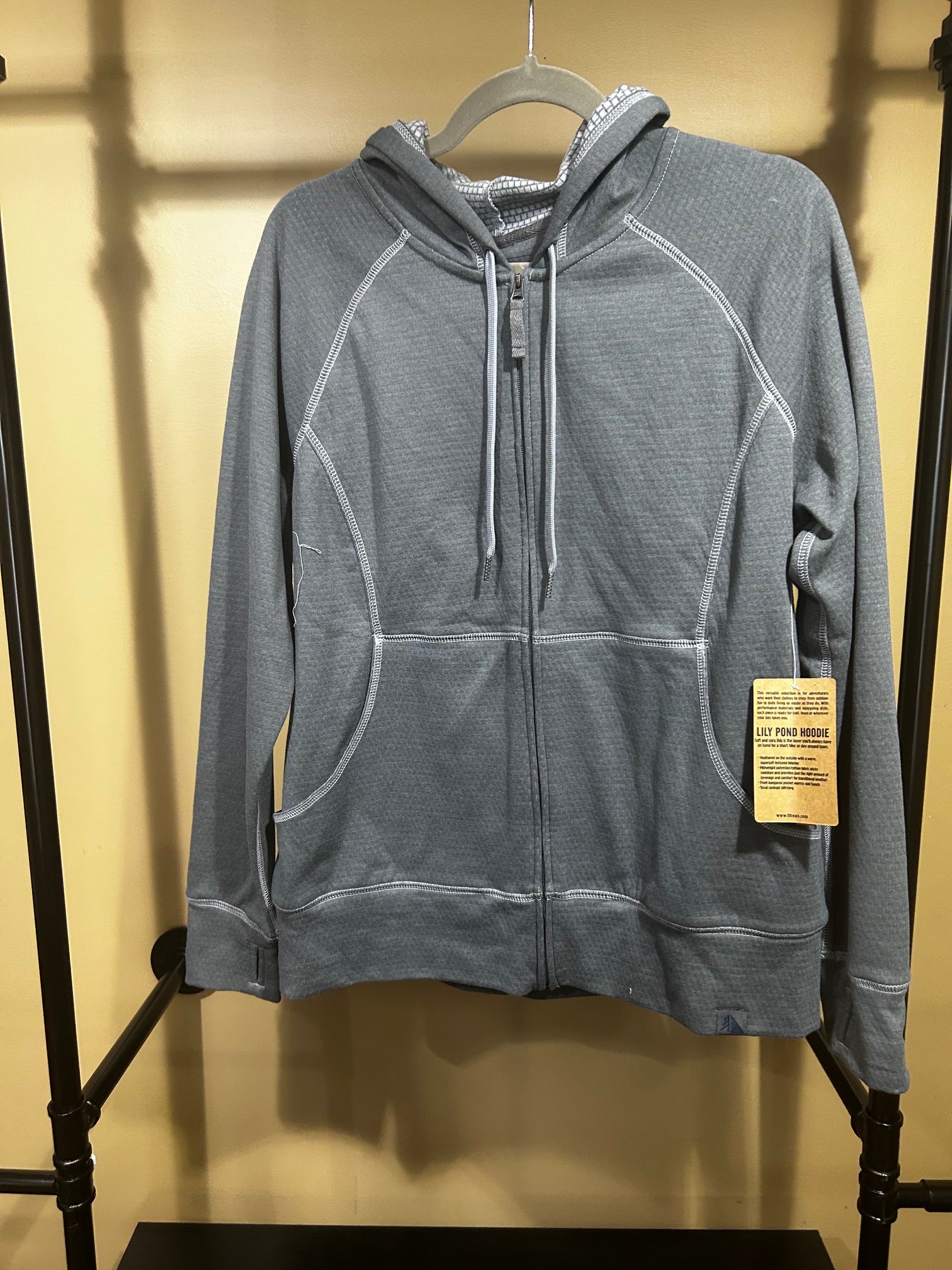 Gray L.L. Bean Zip Up, L