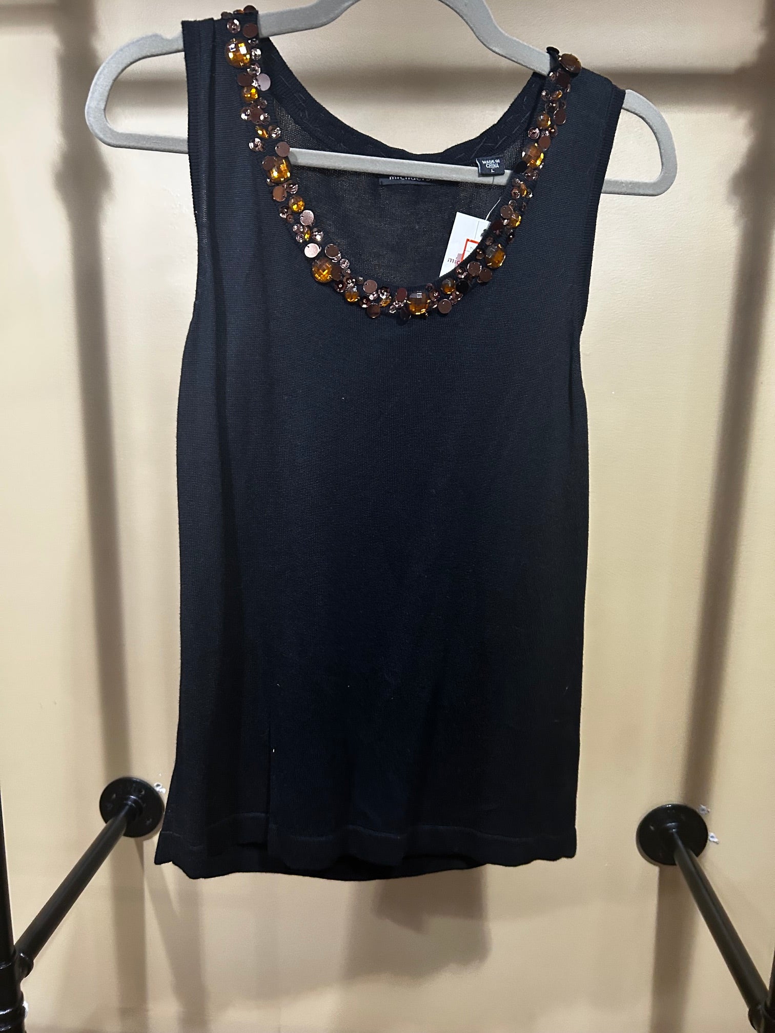 Black Michael Simon Top, L