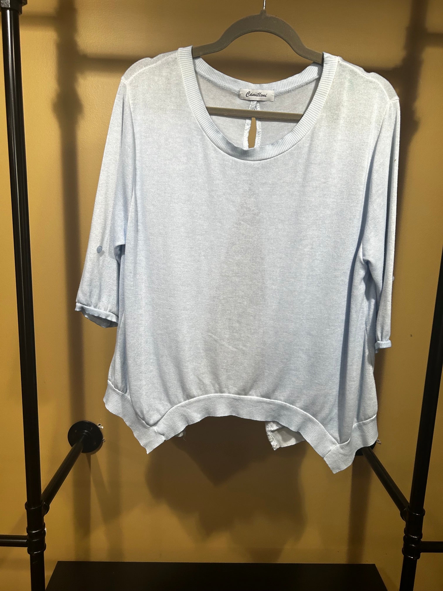 Sky Blue Camilloni Top, L