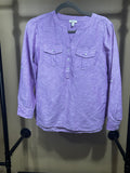 Lilac Talbots Linen Top, Sp