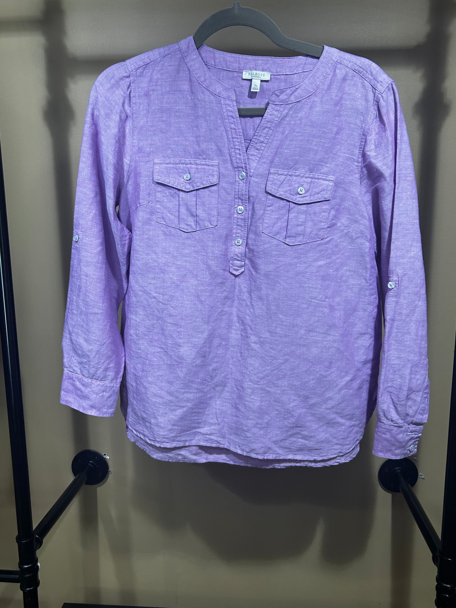 Lilac Talbots Linen Top, Sp