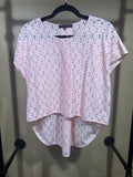 Peach Abbey Glass NWOT Top, XS