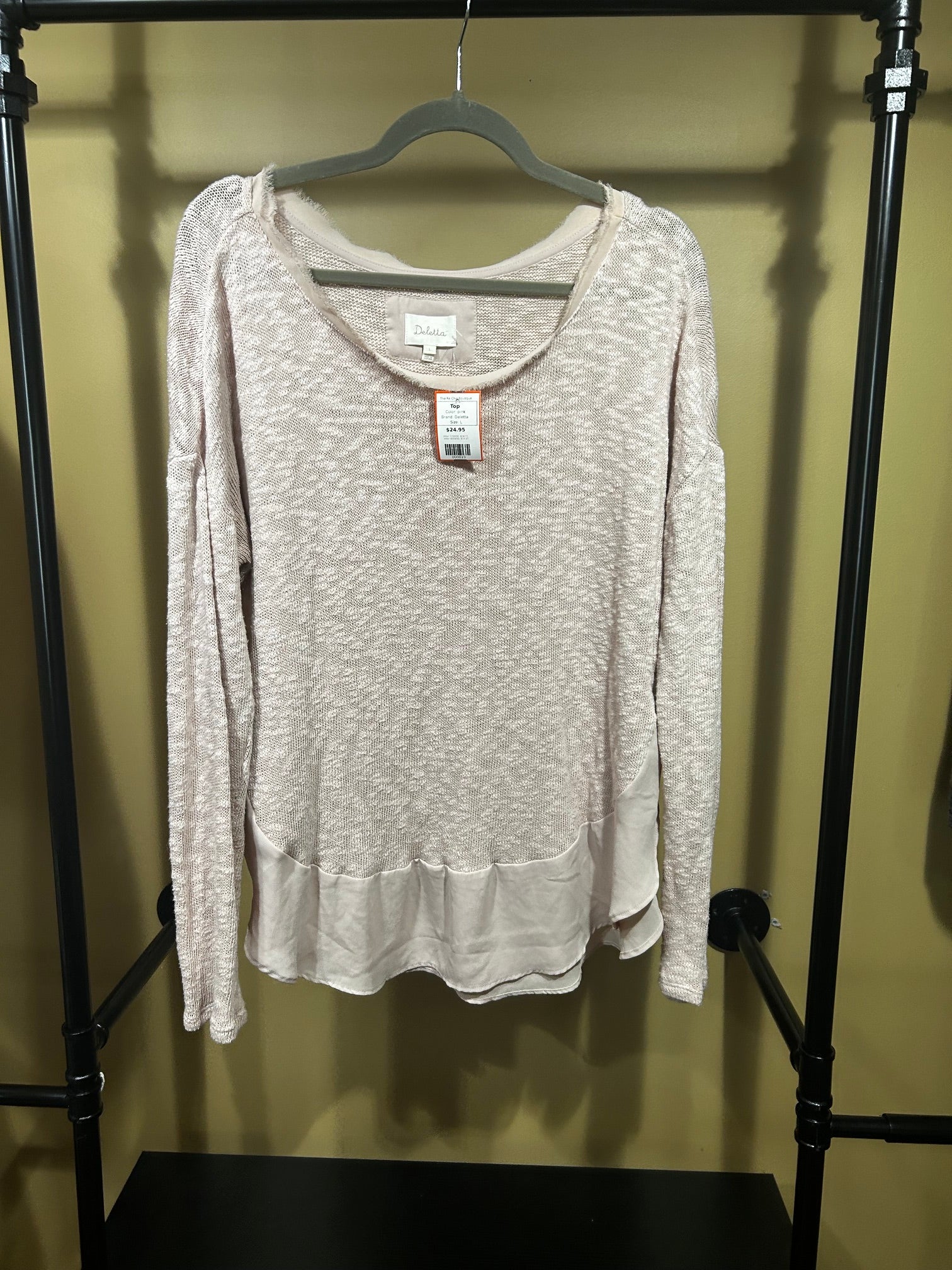 Pink Deletta Top, L