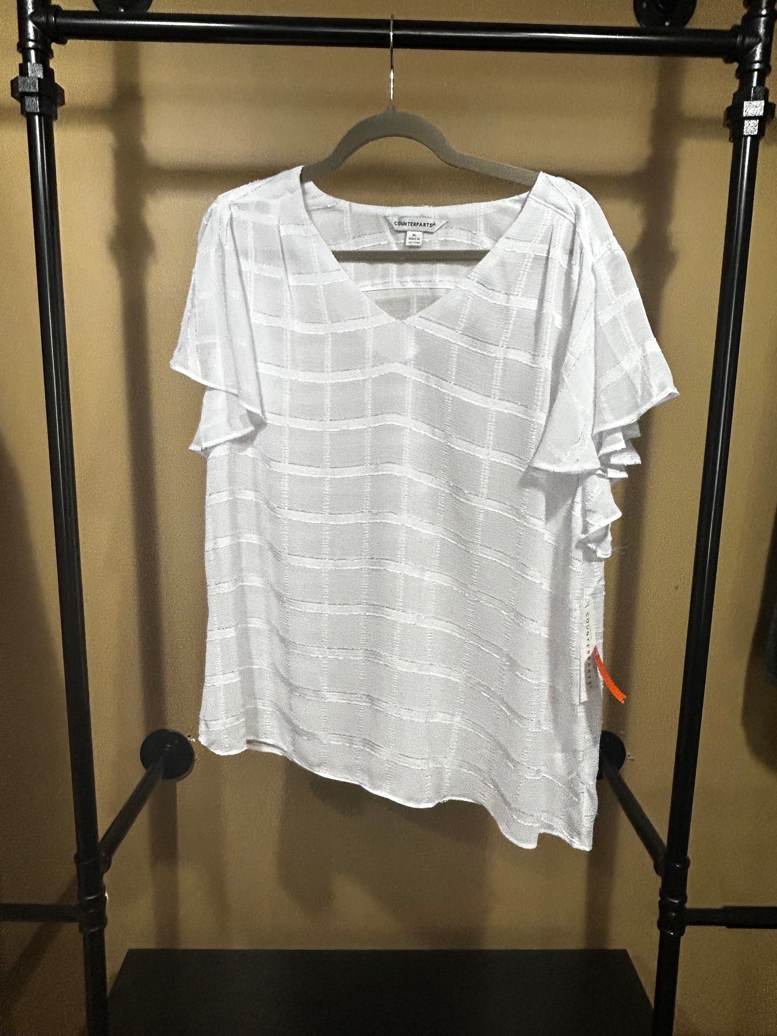 White Counterparts Top, XL