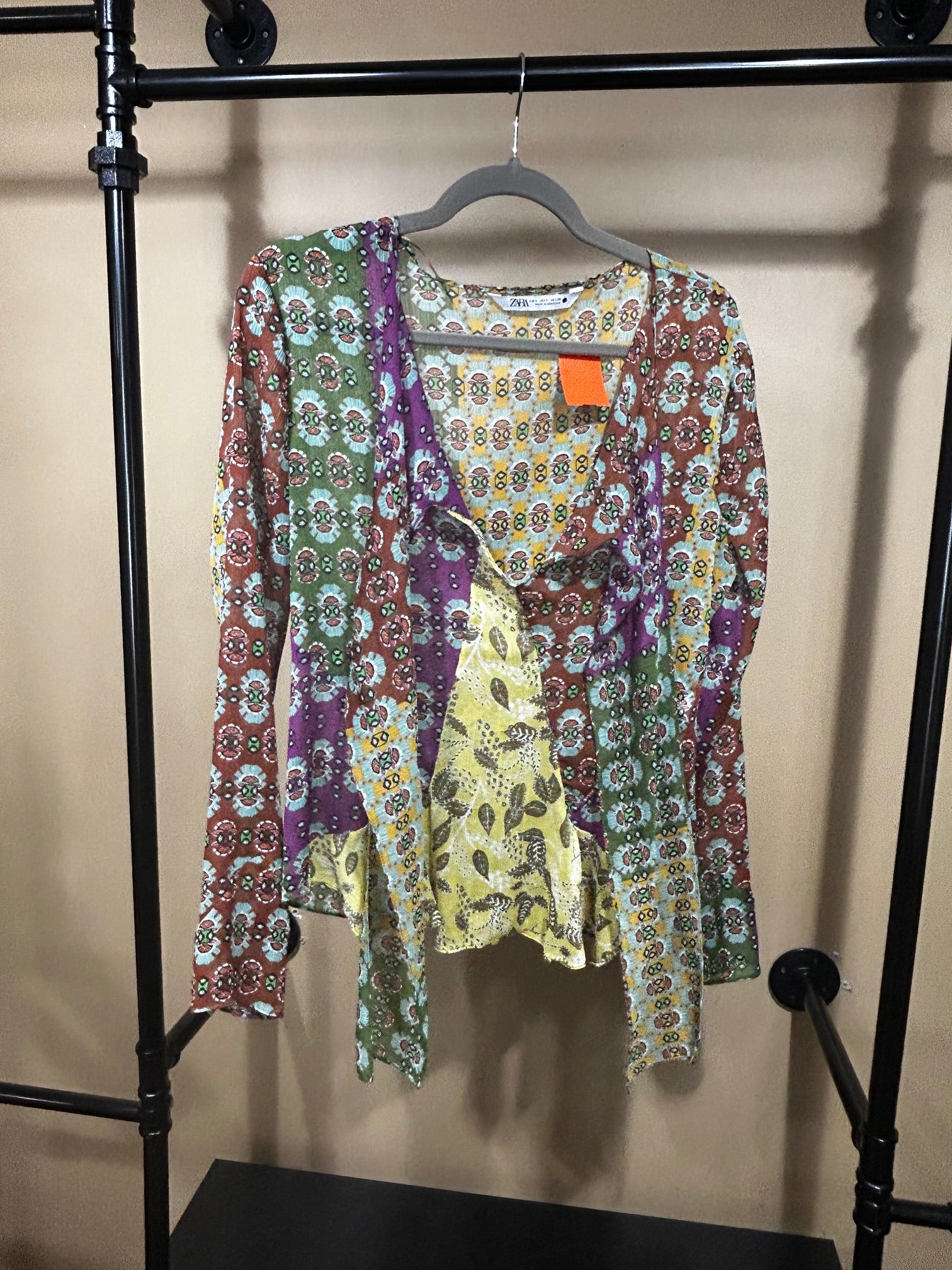 Multicolored Zara Top, L