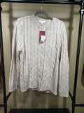Beige Appleseeds Cardigan, L