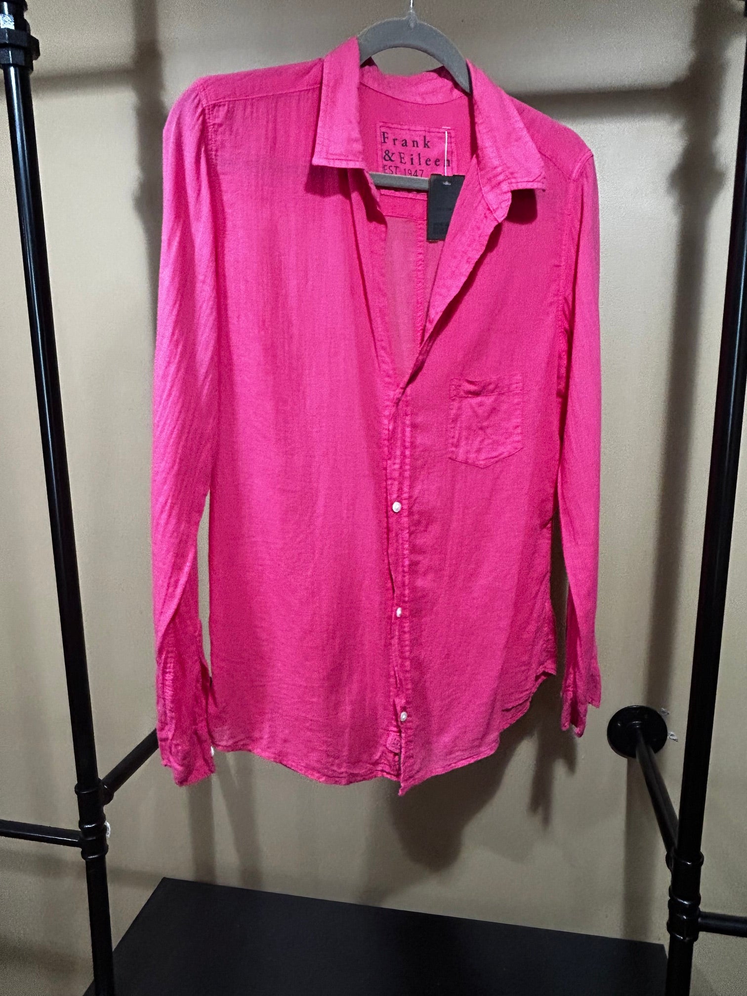 Hot Pink Frank and Eileen Top, L