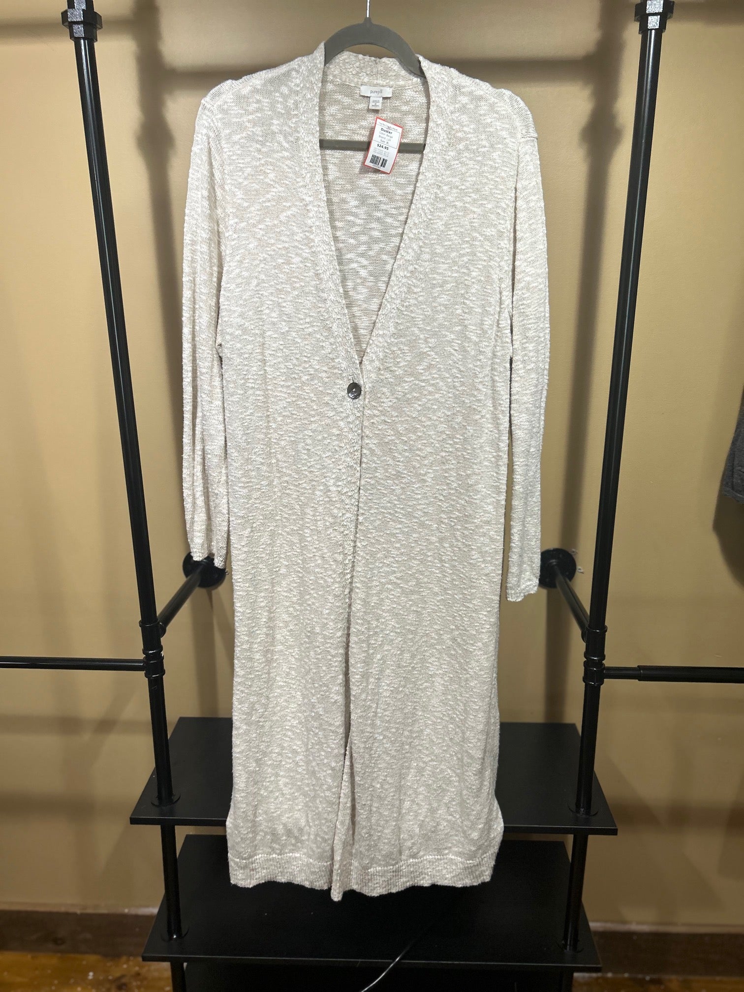 Beige J.Jill Duster, XL