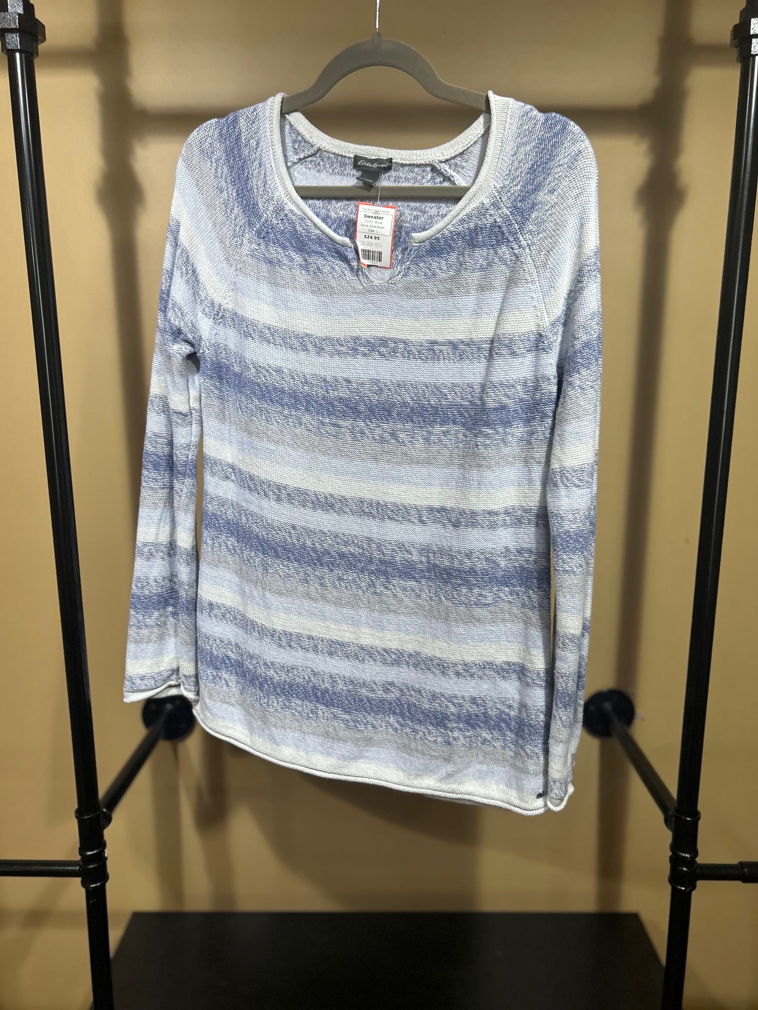 Blue Eddie Bauer Sweater, L