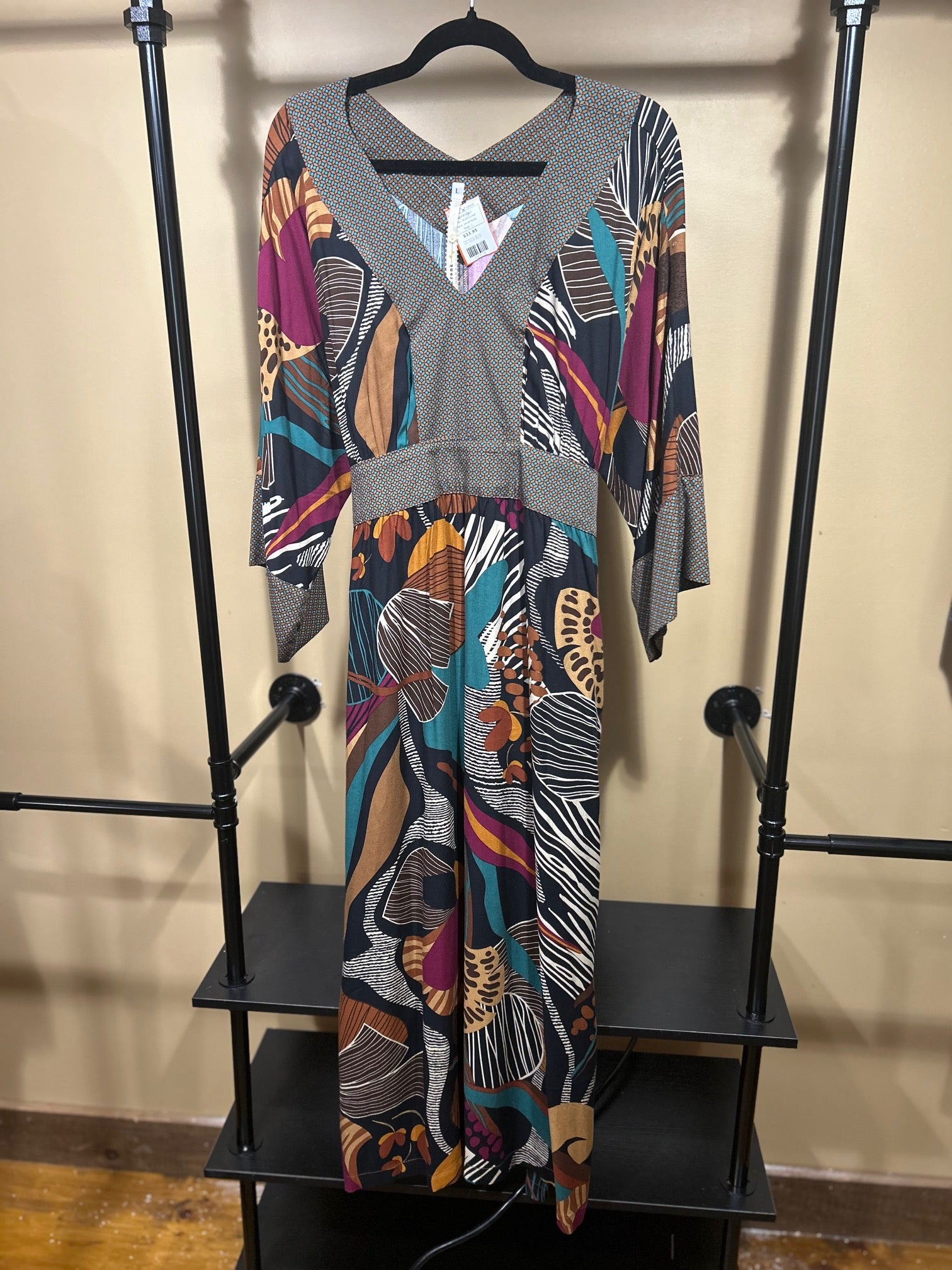 Multicolored Uncle Frank Dress, L