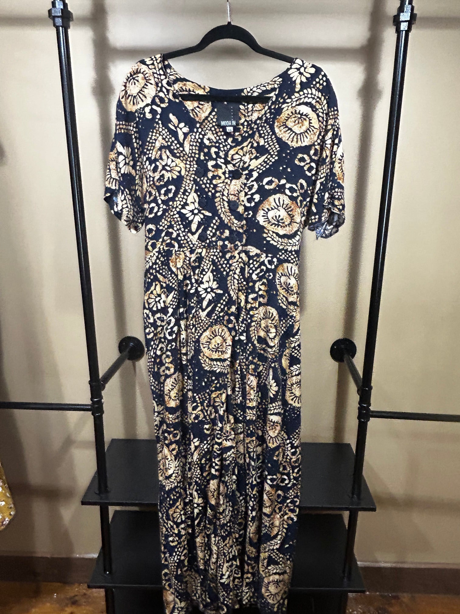 Black and Gold  Moda In Romper, 16