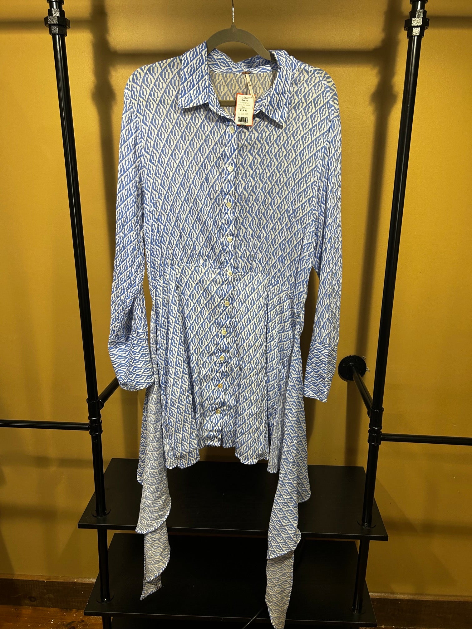 Blue Free People Dress, L