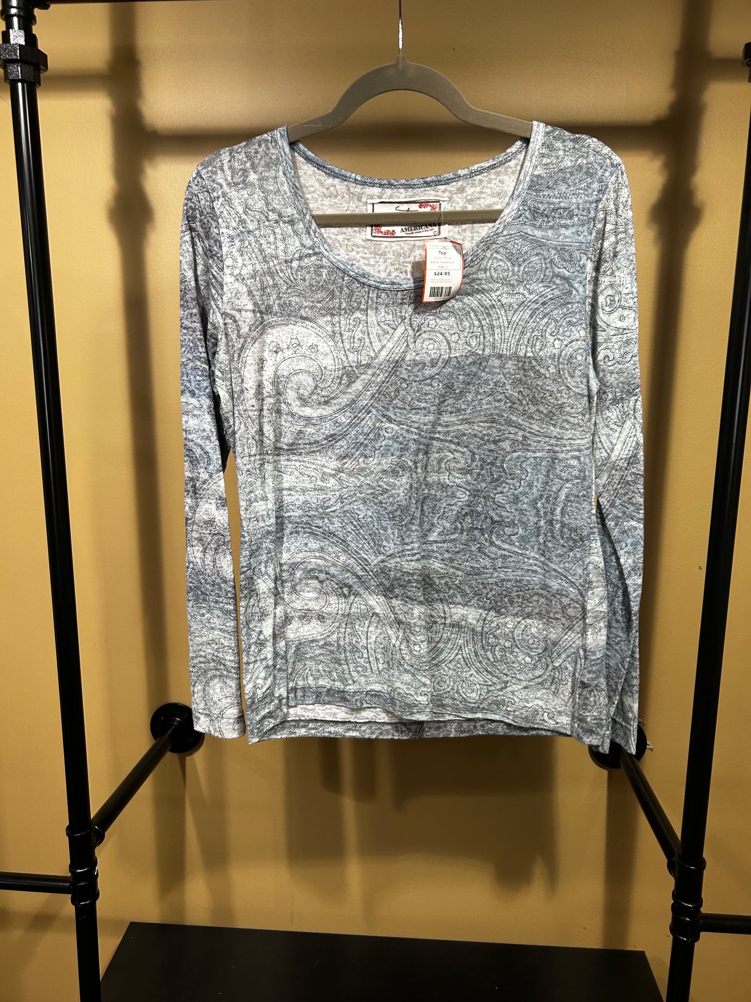 Blue Adventura Top, L