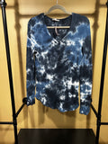 Blue Tie Die Splendid Top, L