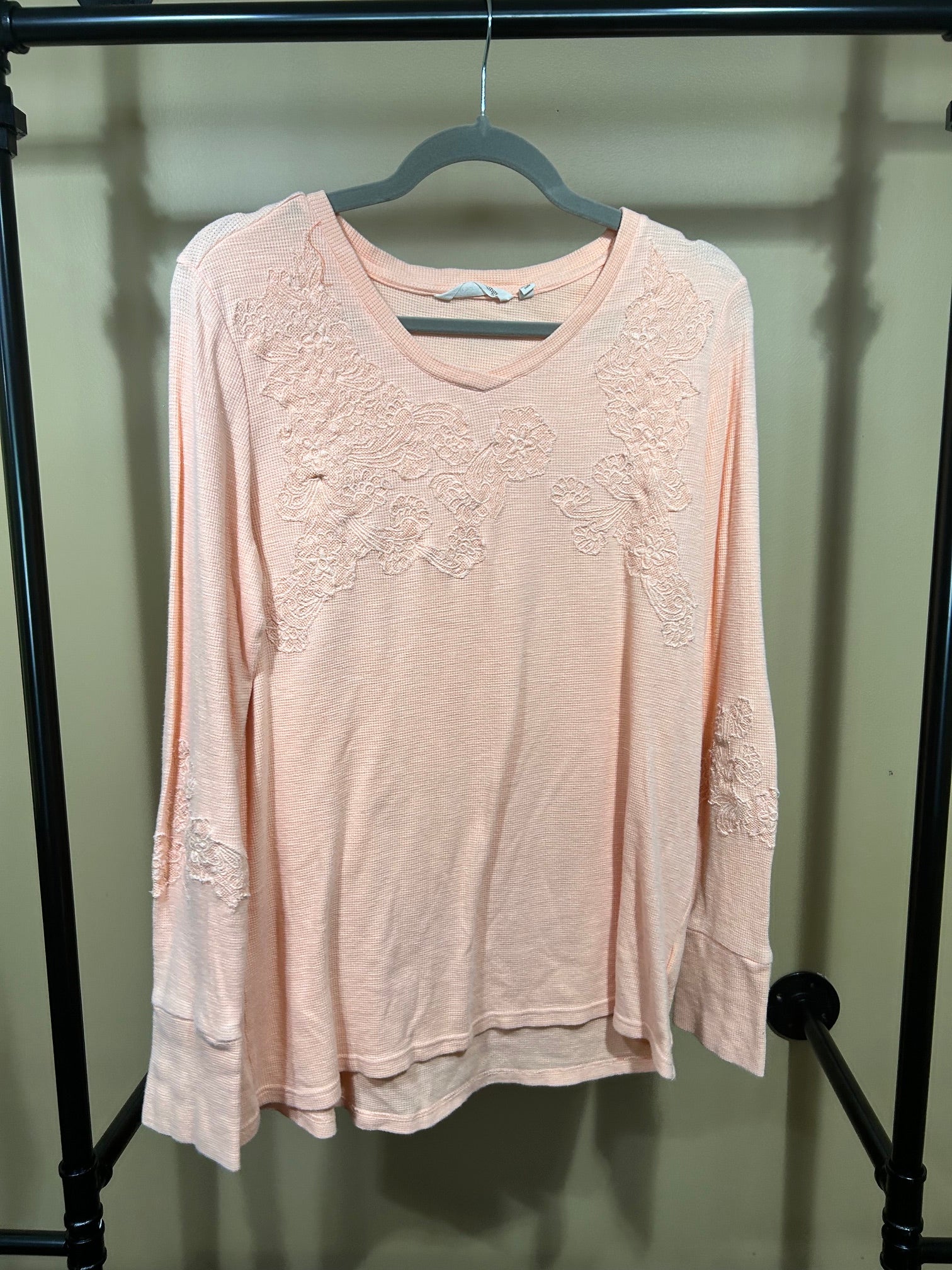 Orange Soft Surroundings Top, M