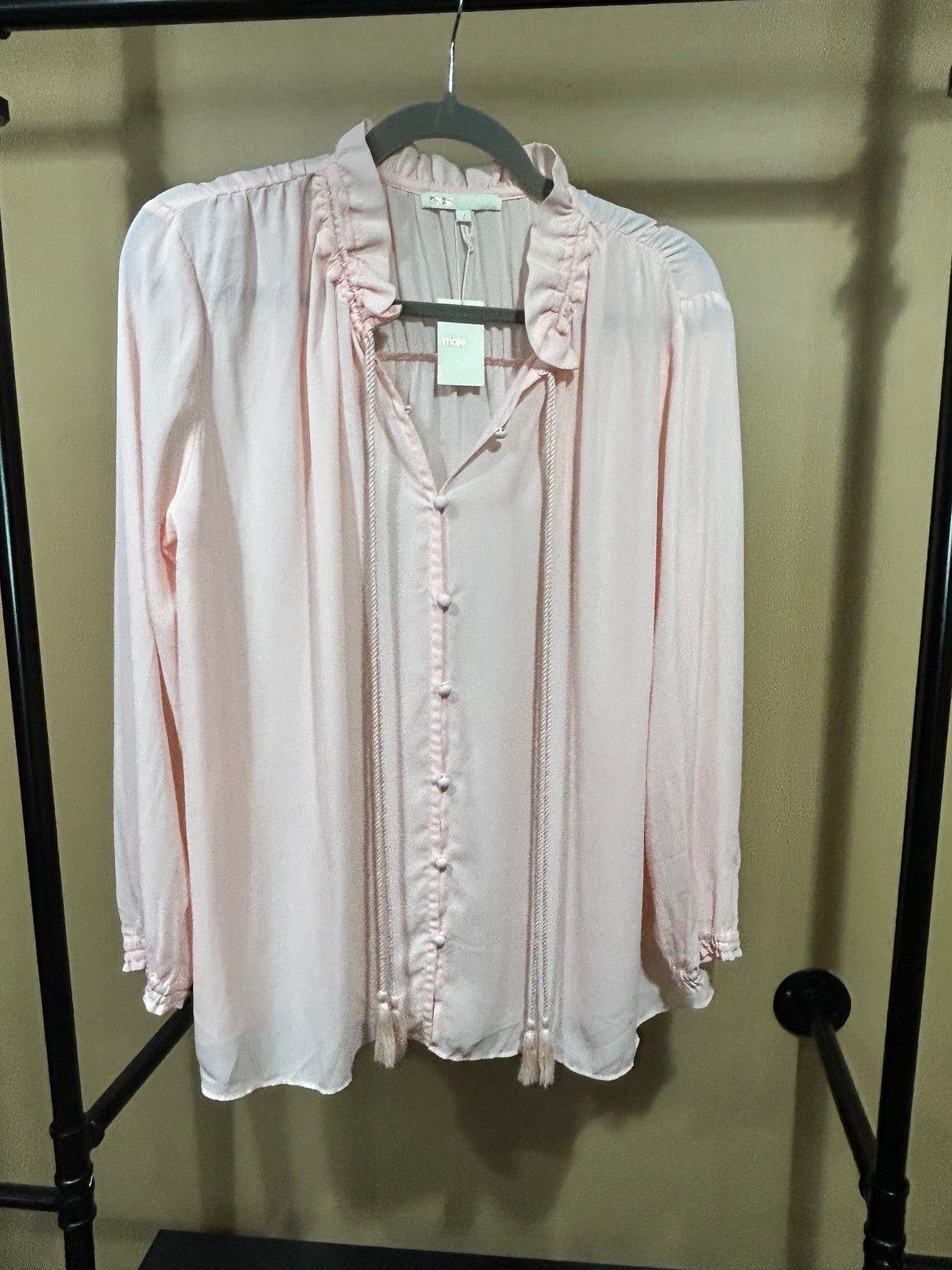 Pink Maje NWT Blouse $225, 2