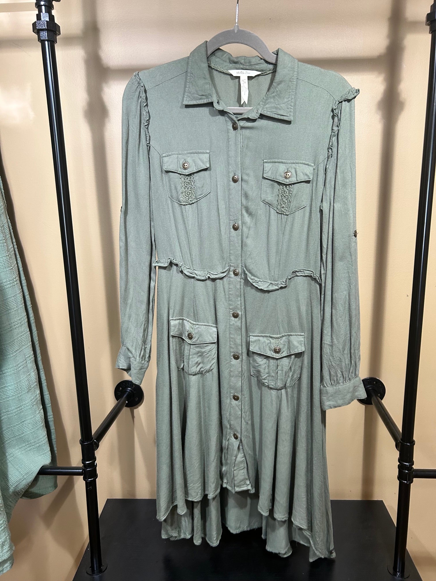 Green Matilda Jade Dress, S