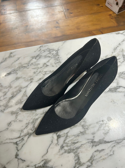 Black  Stuart Weitzman Pinot Evening Pump, 8.5