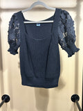 Black French Connection NWOT Cotton Top, M