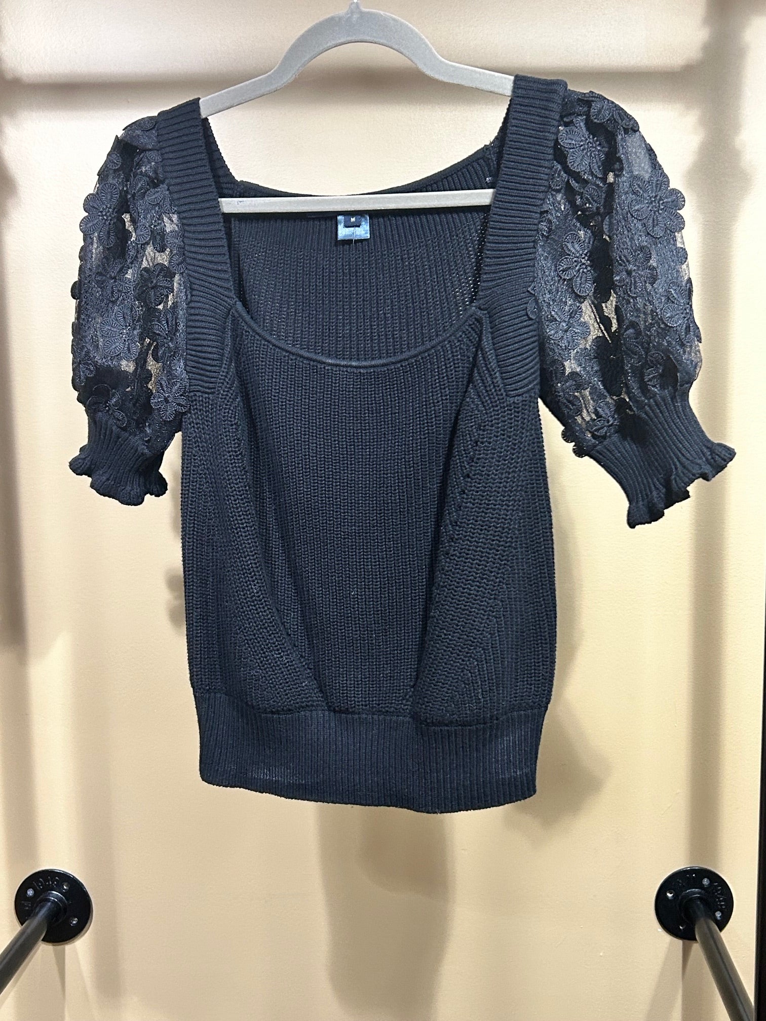 Black French Connection NWOT Cotton Top, M