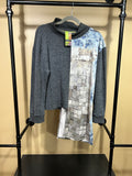 Gray Volt Design Unique Top, 2
