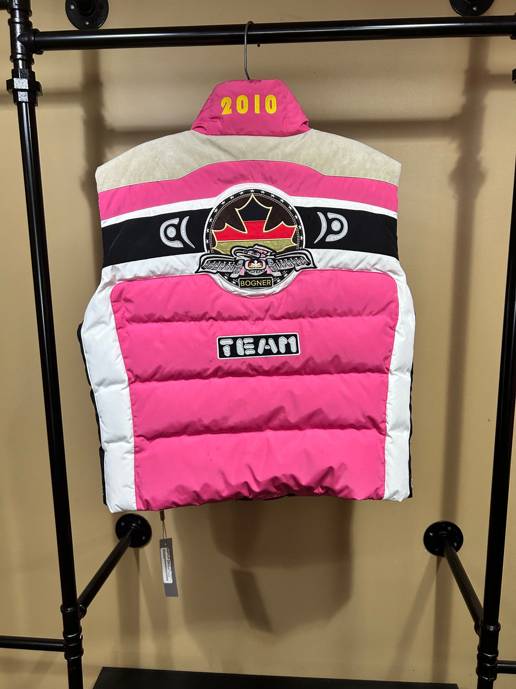 Pink and Black Bogner NWT  Ski Vest $739.99, XL