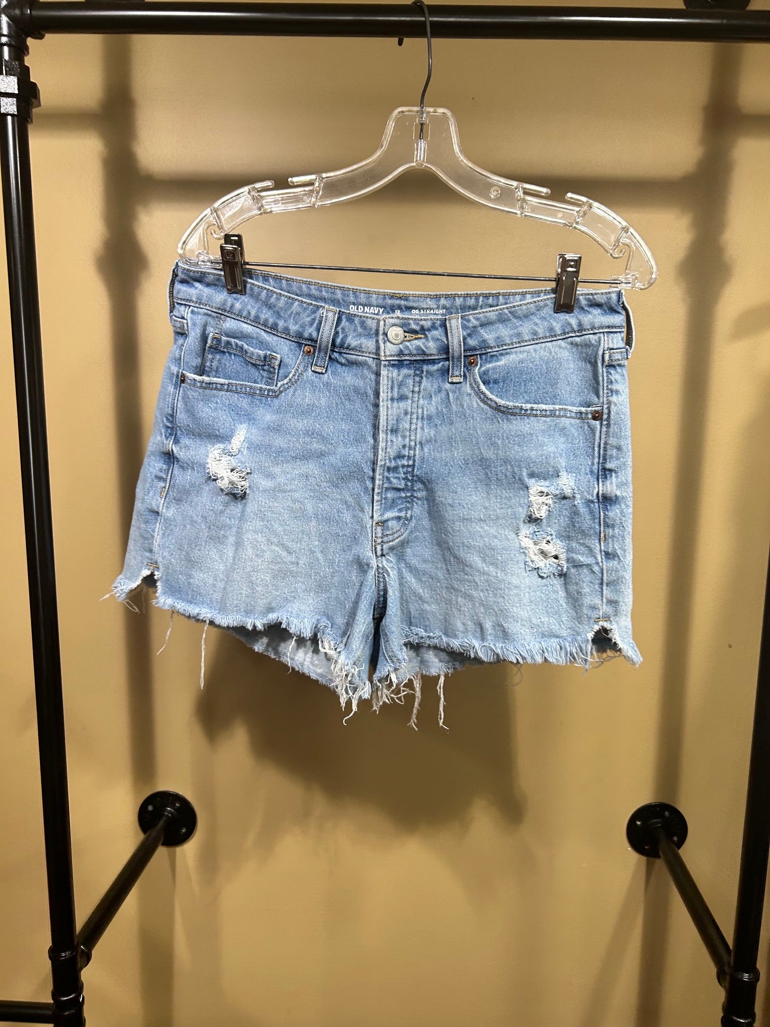 Denim Old Navy High Waist Shorts, 12
