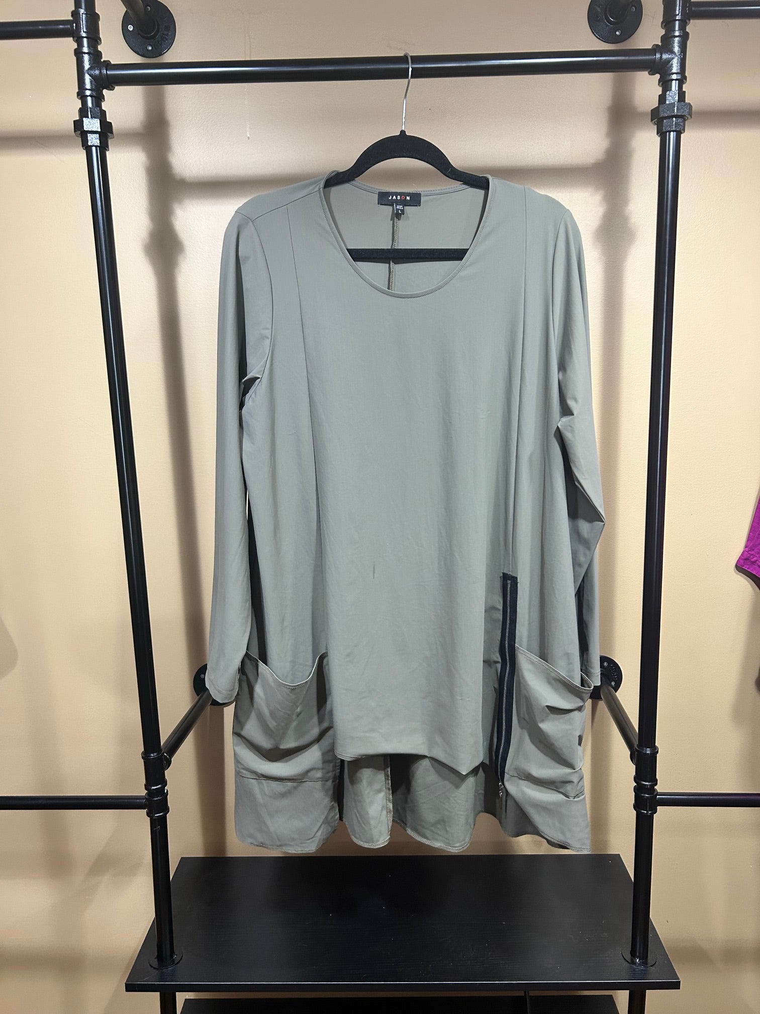 Olive Jason  Top Made in USA, L