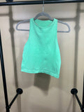 Green Free People Crop Top, M