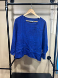 Blue Habitat Rayon/ Nylon Tunic, S