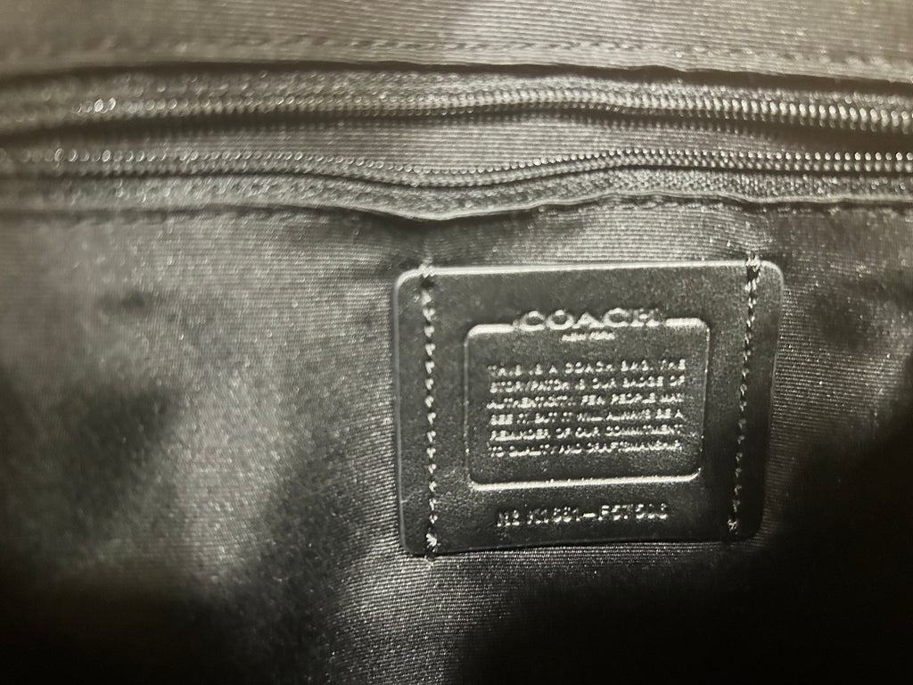 Black Coach NWT Mini Sierra Leather Satchel, OS