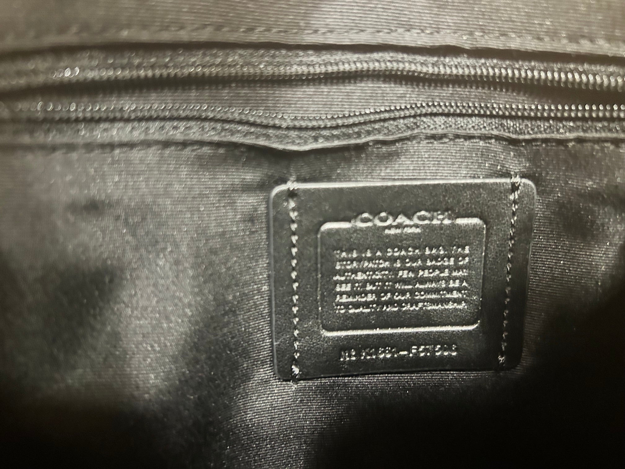 Black Coach NWT Mini Sierra Leather Satchel, OS