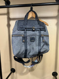 Gray  Henry Bendel Jetsetter Leather  Backpack, OS