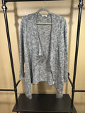 Silver Sparkled Maryline Wool Blend  Cardigan, L