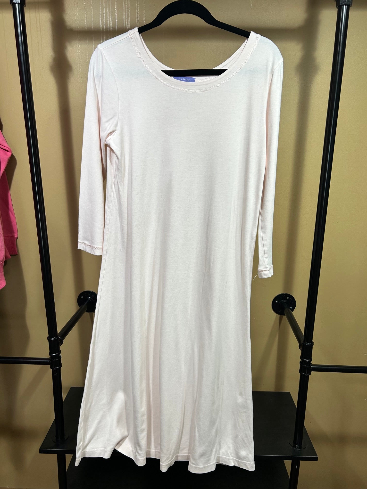 Pink P.Jamas 100% Pima Cotton Nightgown, M