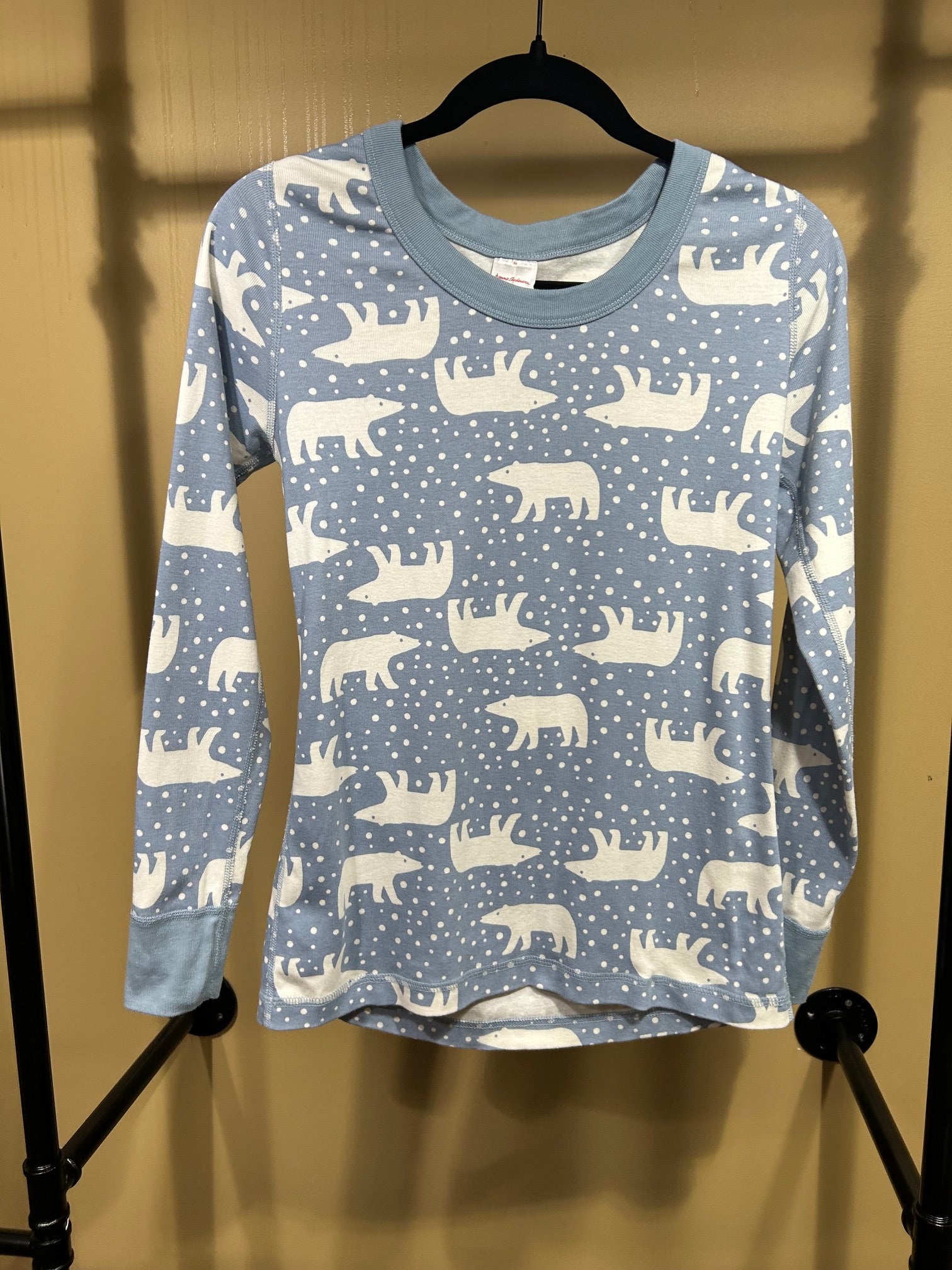 Blue Hanna Andersson Organic Cotton PJ Top, M