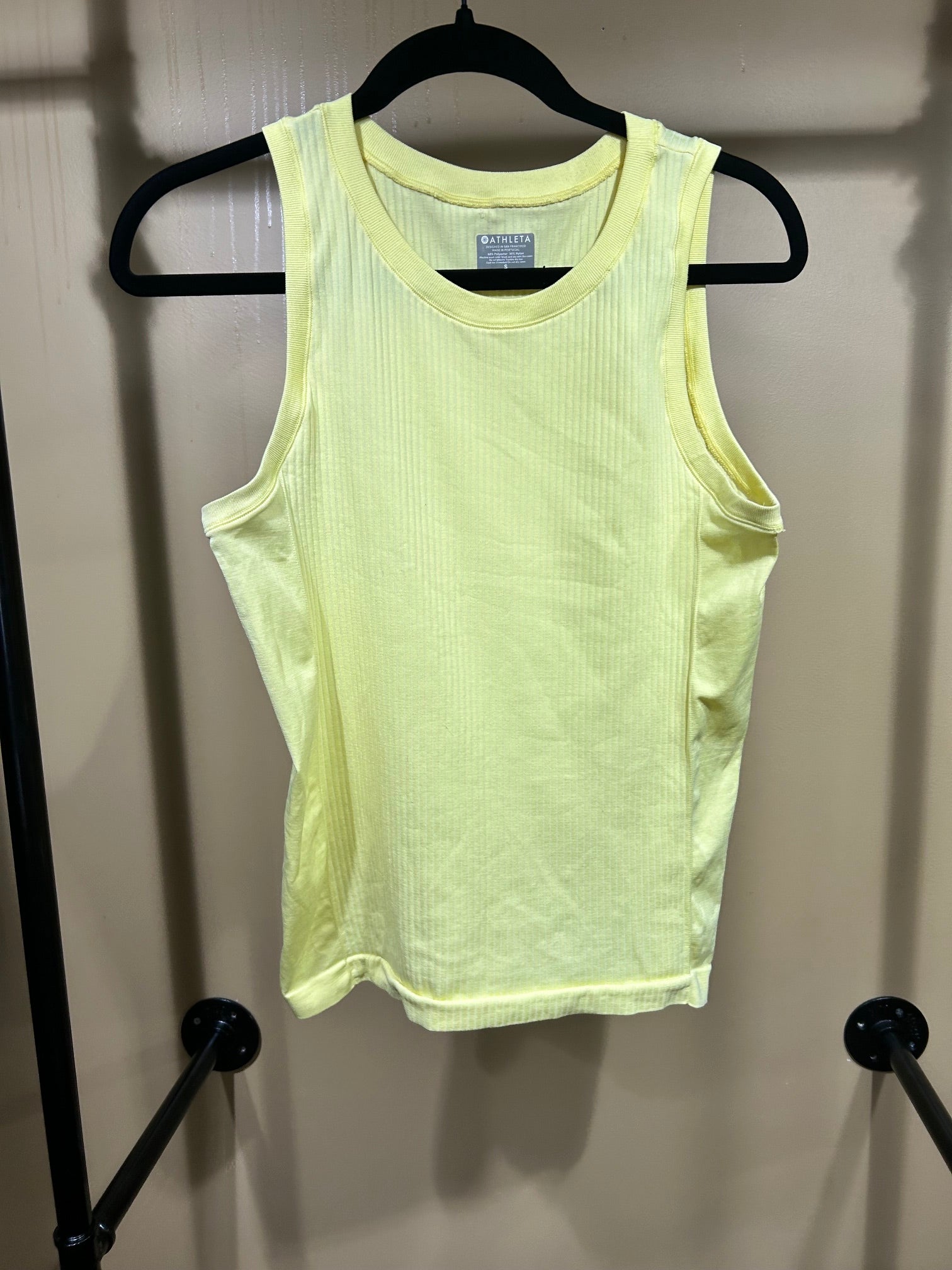 Yellow Athleta Athletic Tank, S