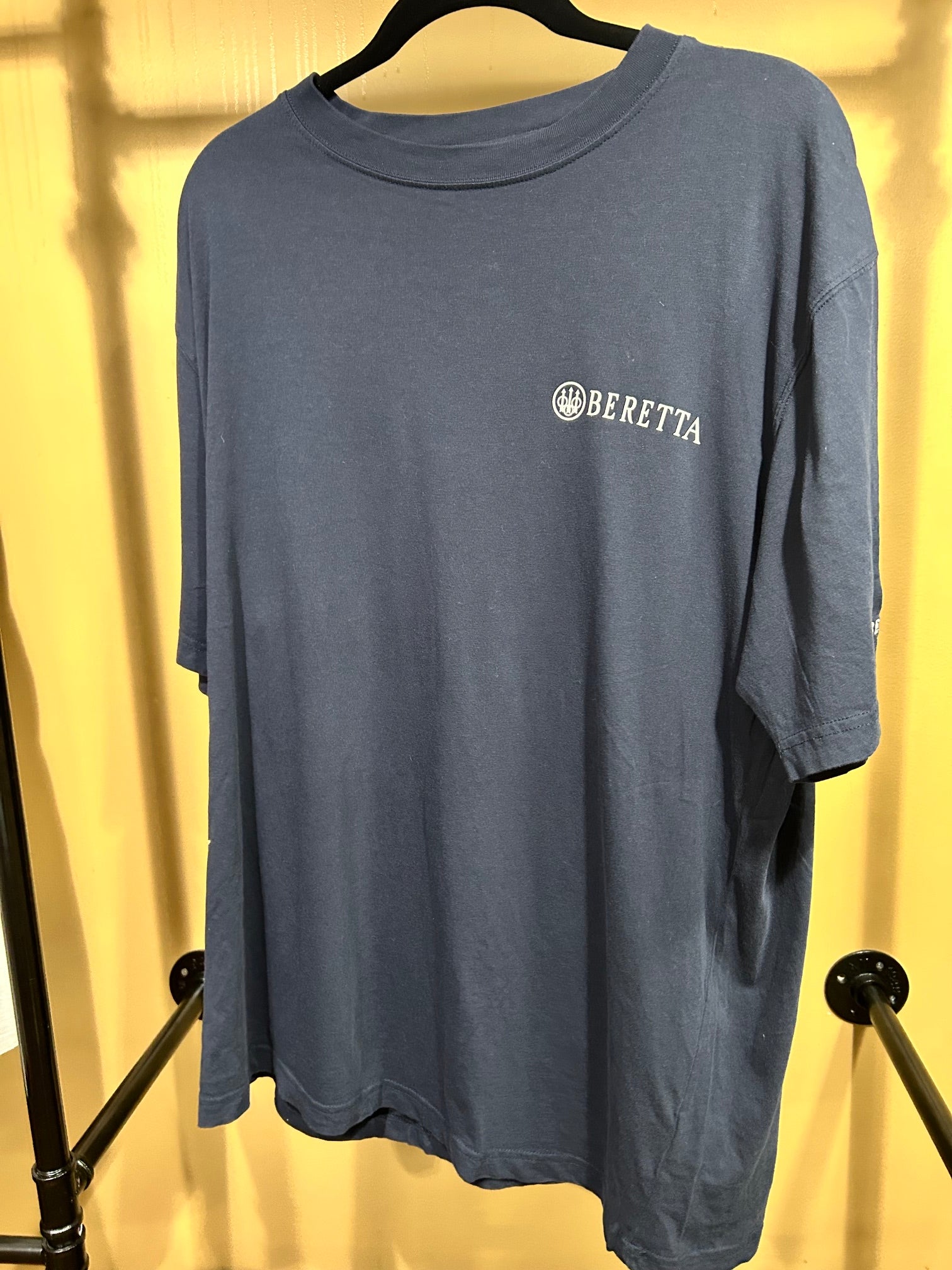 Navy Beretta 100% Cotton T-shirt, XL
