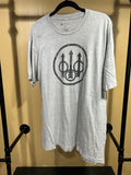 Gray Beretta 100% Cotton T-shirt, XL