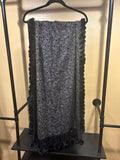 Black Print Gorski NWT  $599 Cashme Rabbit Stole, OS