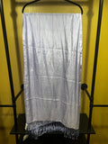 Lilac Liz Claiborne NWT Silk Scarf with Tassels, OS