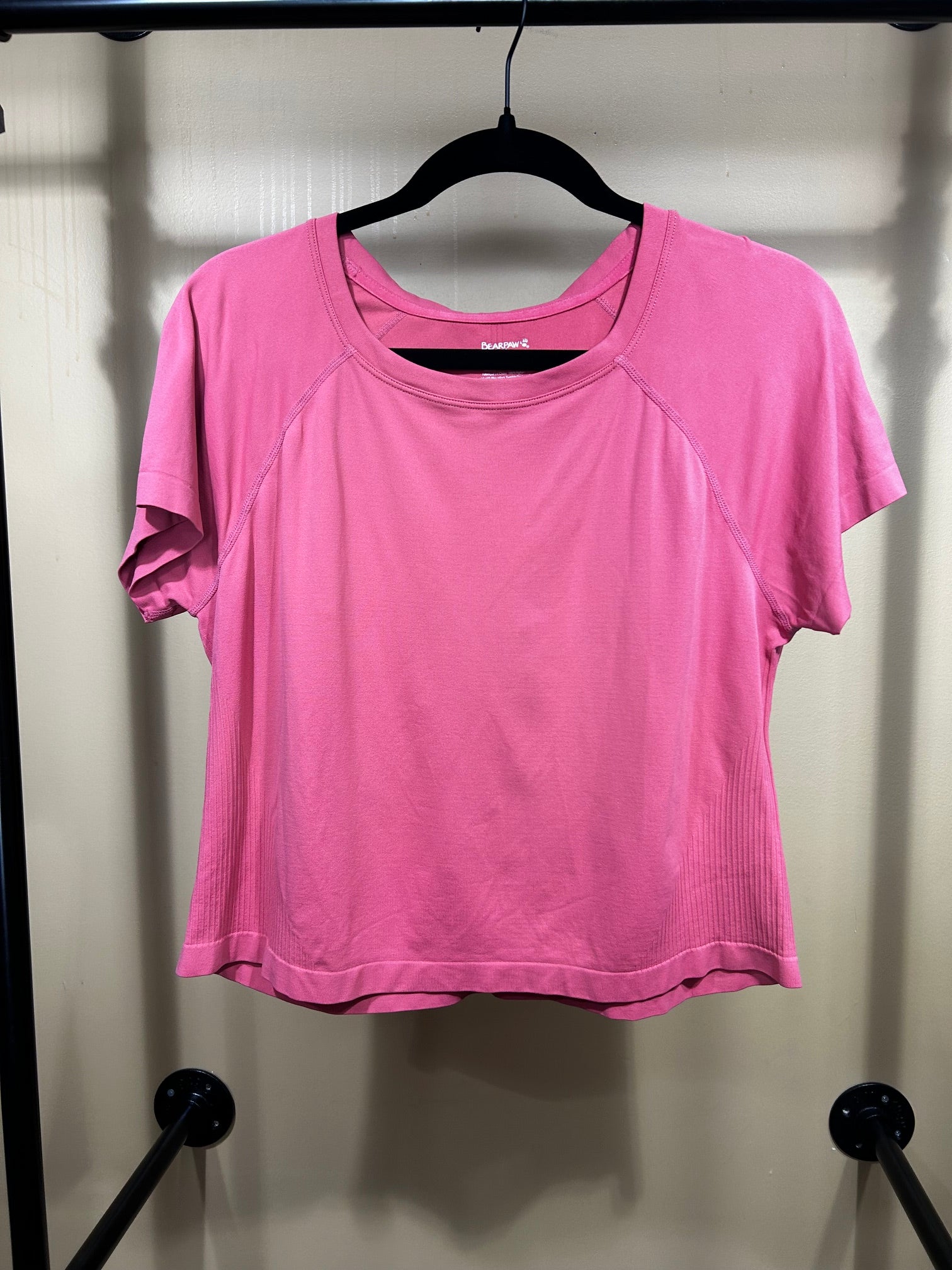 Pink Bearpaw Crop Top, M