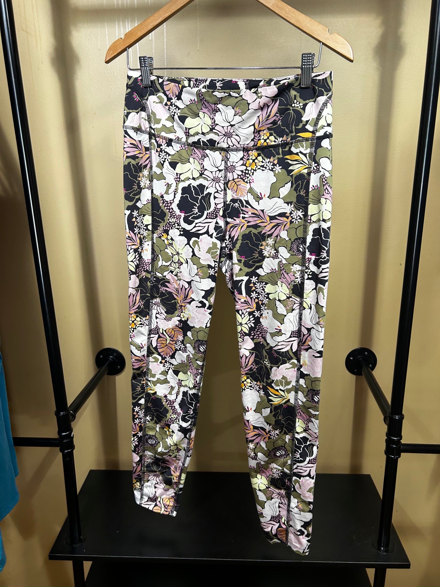 Flower-Print FP Movement Leggings, M