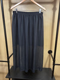 Black No Brand Label Maxi Skirt, S/M
